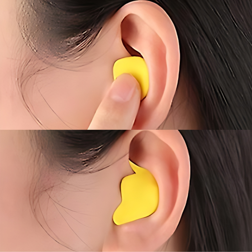 Noise-Reducing Earplugs | Hypoallergenic, Comfortable Fit for Undisturbed Sleep in Noisy Environments