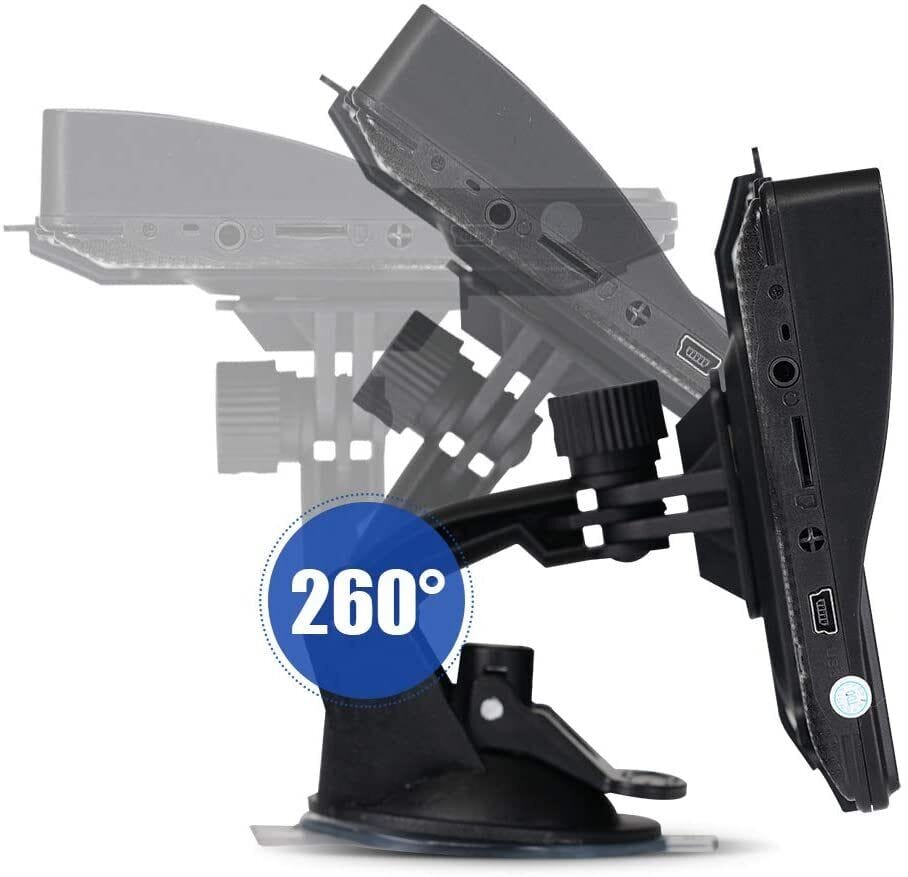 7" GPS Navigation System | Upgraded with Live Traffic Updates & Pre-Loaded UK & EU Maps for Cars and Trucks