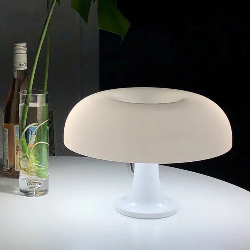Scandinavian Mushroom Lamp – Unique Orange Table Lamp for Your Room
