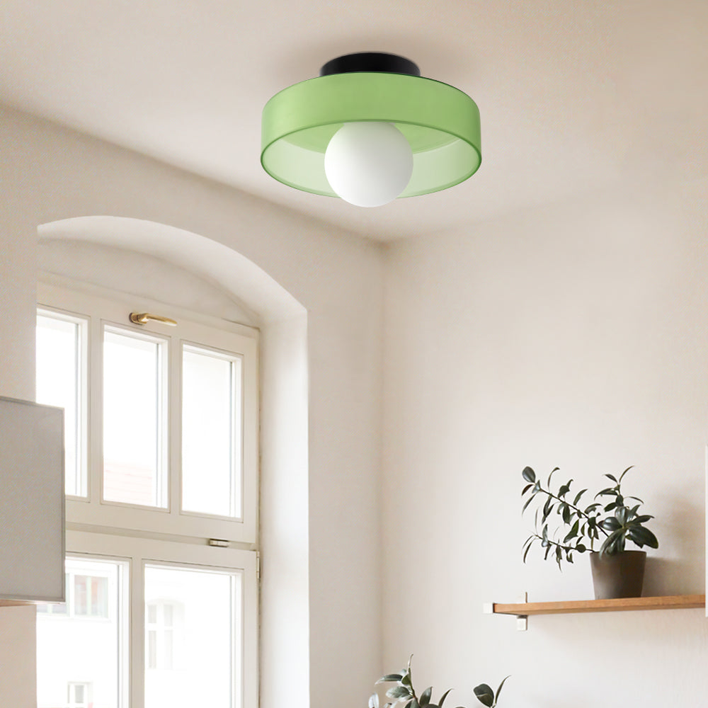 LED Round Flush Mount Ceiling Light Fixture - Modern Energy-Efficient Lighting for Contemporary Home Décor & Low Ceilings