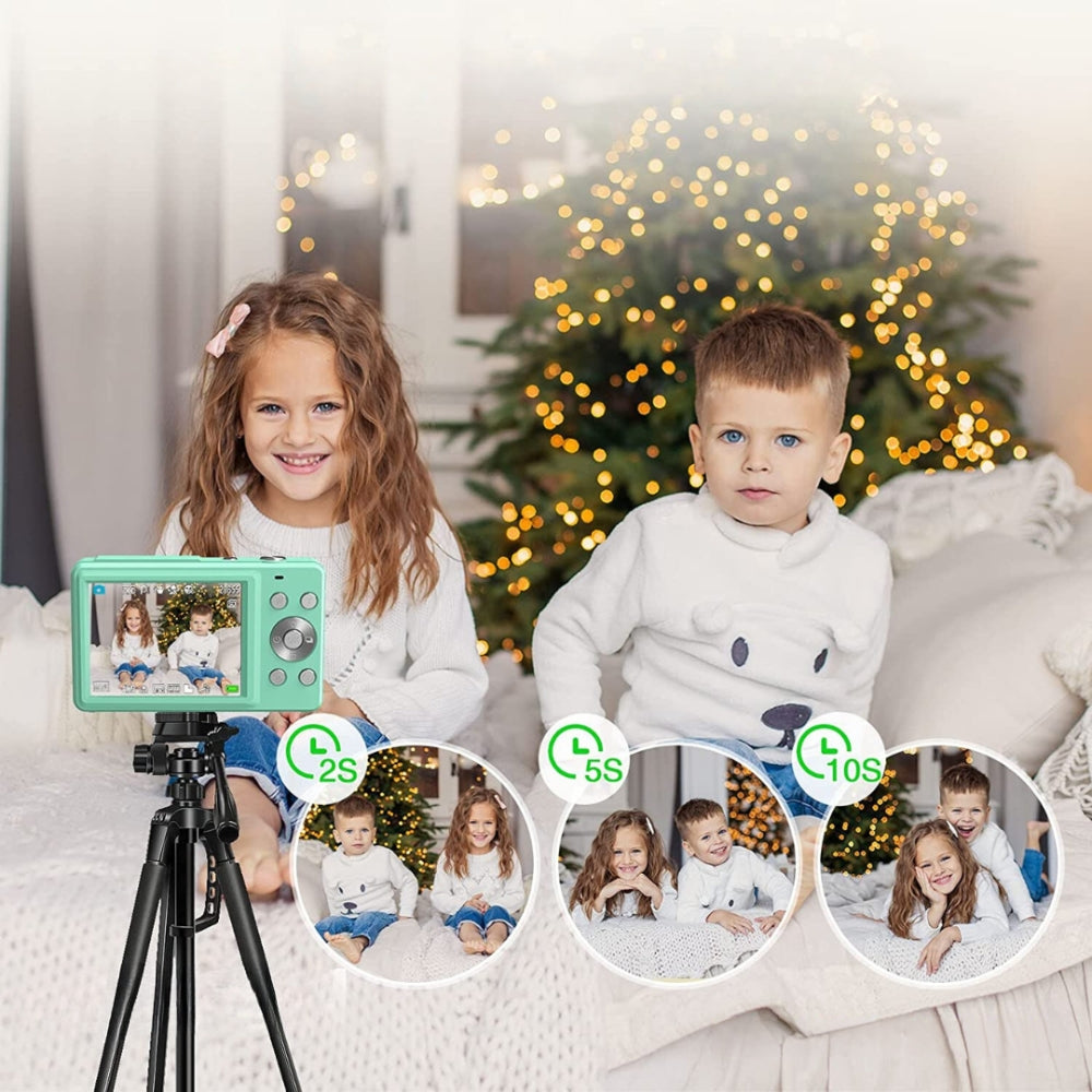 Portable Digital Camera 1080P 44MP with 16X Zoom β Compact Vlogging Camera with LCD Screen, Rechargeable, Perfect for Teens and Students