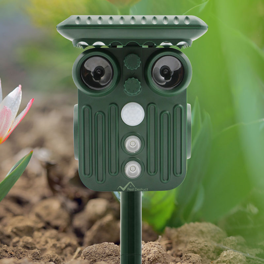 Ultrasonic Solar Deer Repeller | 5 Adjustable Modes. Waterproof & Eco-Friendly for Home Gardens and Yards
