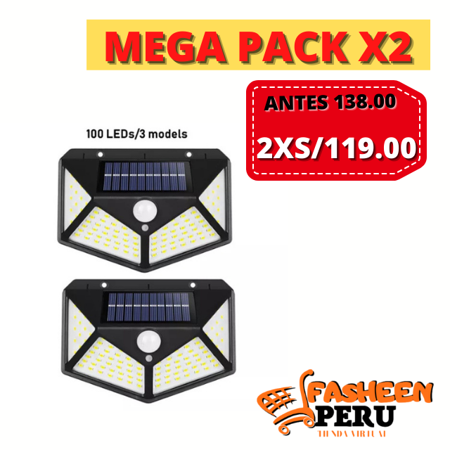 Outdoor Solar Security Light - Eco Wedge Pro with Motion Sensor and LED Technology