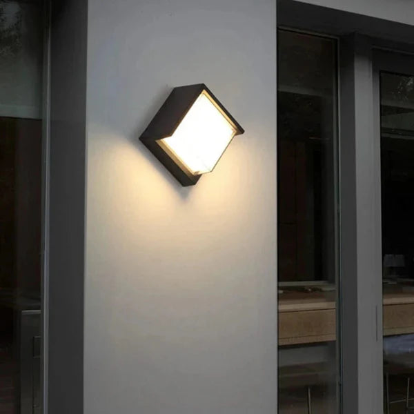 Outdoor Wall Light | Waterproof LED Lantern with PIR Motion Sensor | Ideal for Patios, Porches & Walkways