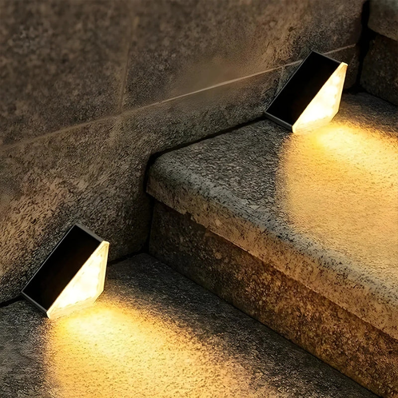 Outdoor Solar Stair Lights | Weatherproof, Automatic & Eco-Friendly Lighting for Safe Outdoor Spaces