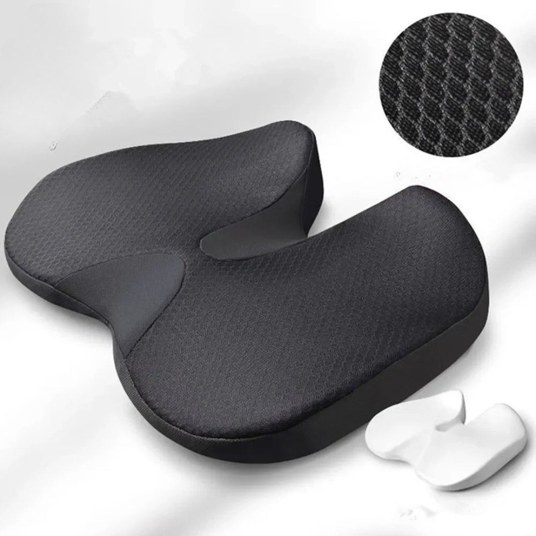 Orthopedic Car Seat Cushion – Comfortable Chair Pad with Anti-Slip Bottom for Better Support