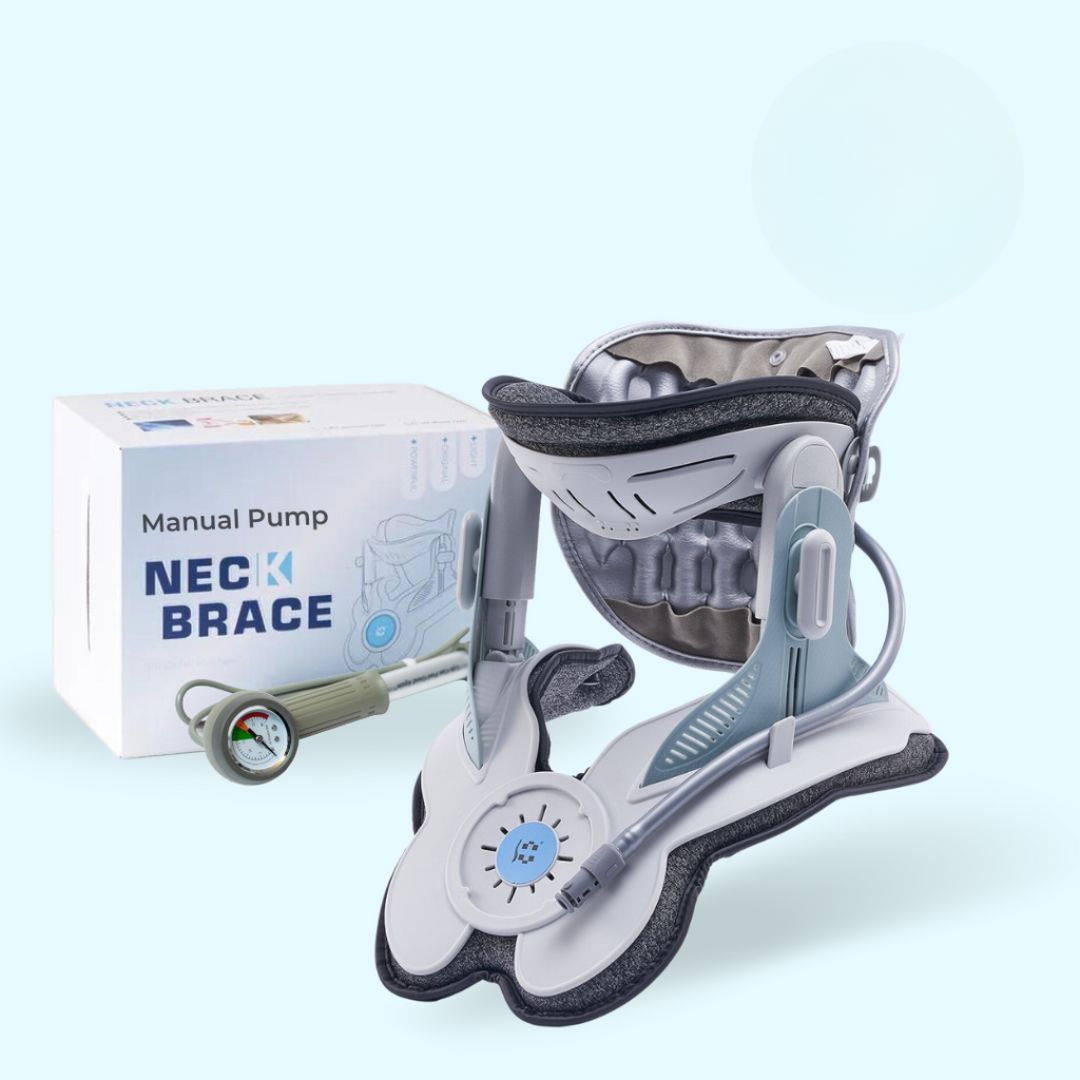 Neck Stretcher for Pain Relief - Adjustable Cervical Traction Device Ideal for Neck Tension and Discomfort