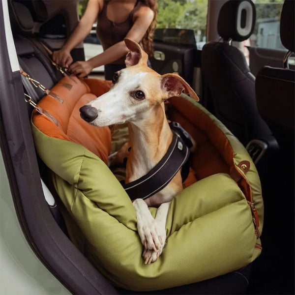 Large Deluxe Car Dog Bed | Back Seat Extender & Car Seat Protection