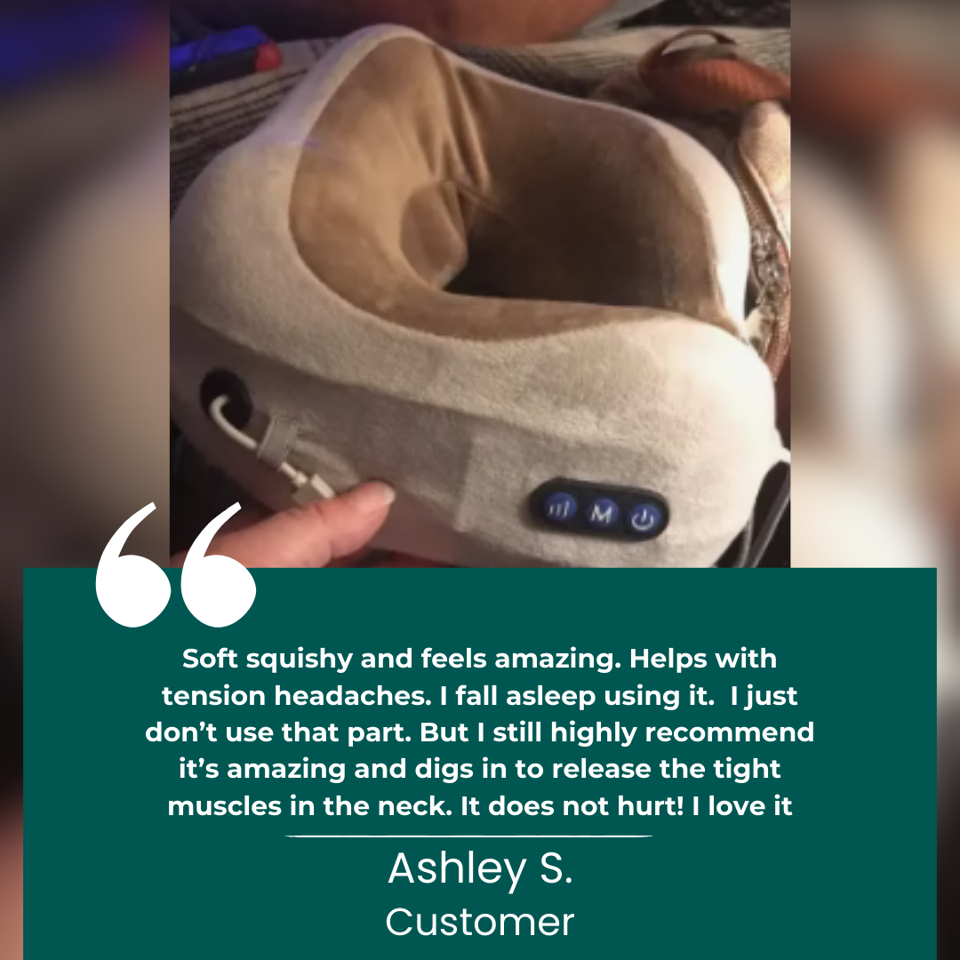 Portable Neck Massager Pillow | Ergonomic Design