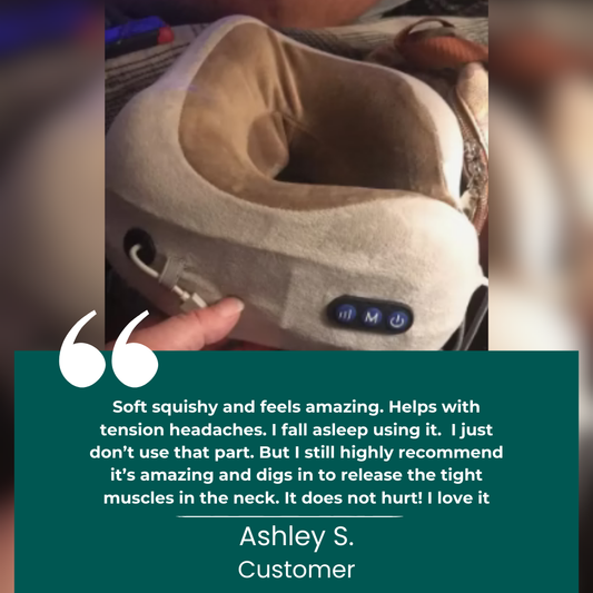 Portable Neck Massager Pillow | Ergonomic Design