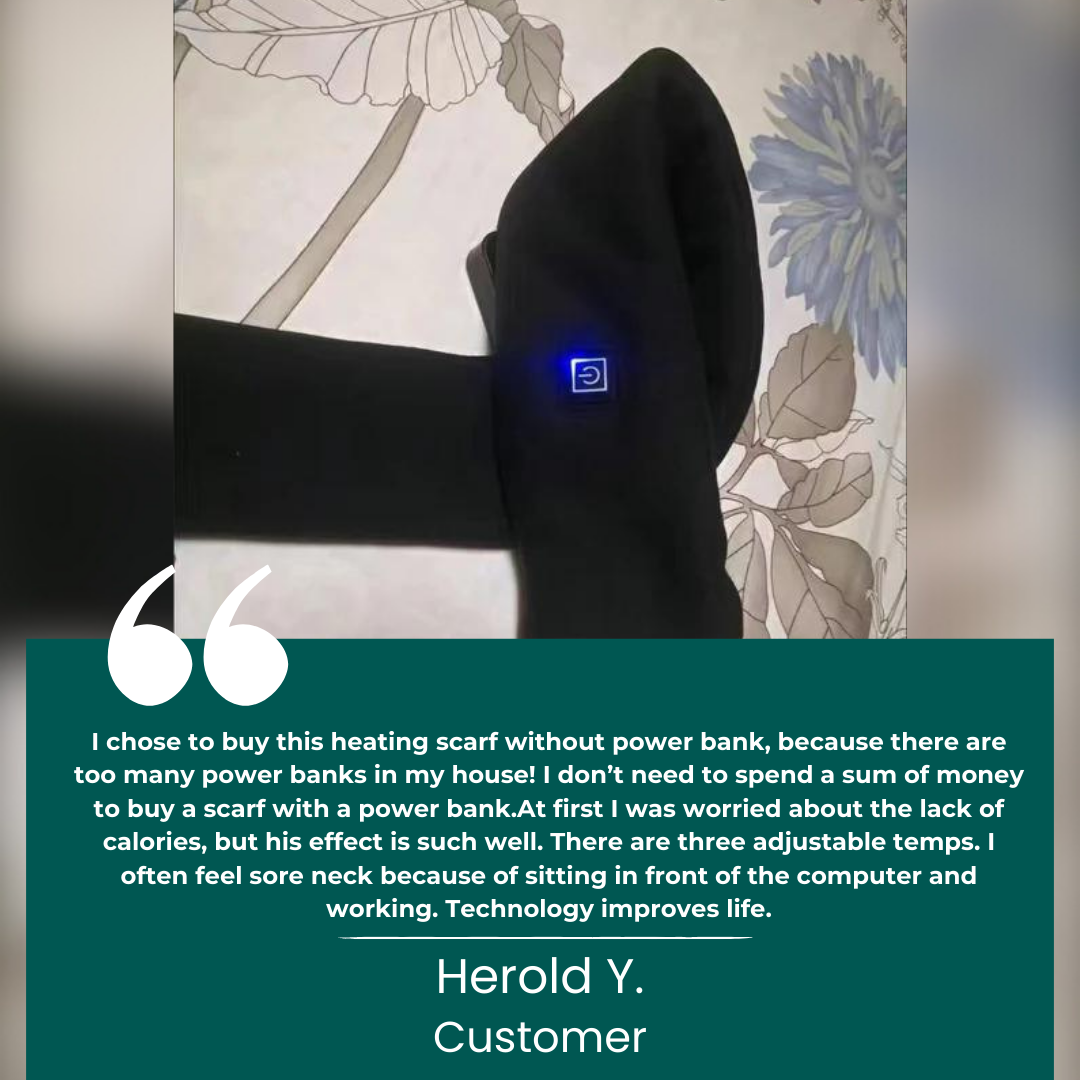 WarmFlex™ Heated Wrap for Neck | Heated Scarf for UK Winters