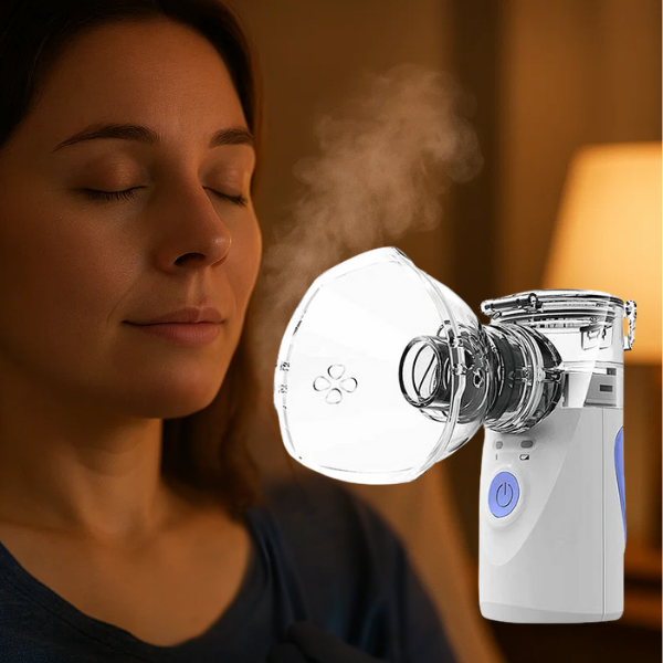 Portable Ultrasonic Nebulizer | Noiseless, Compact & Ideal for Asthma, Colds, and Respiratory Relief