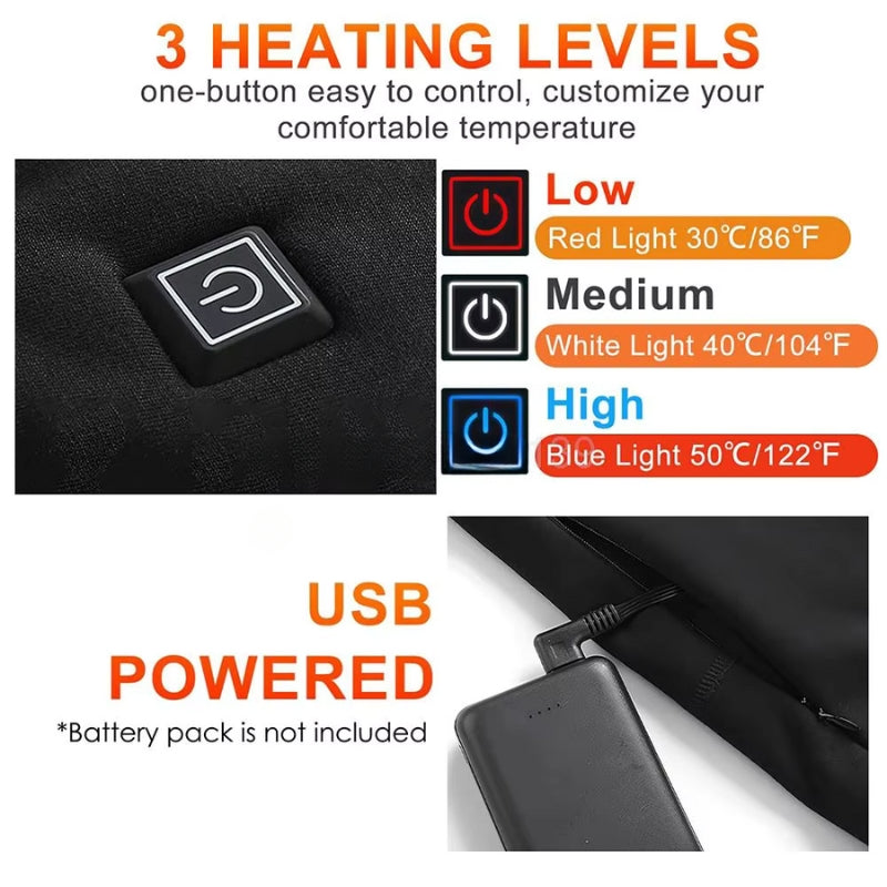 Thermal Heated Underwear – Best Rechargeable Heated Clothing UK for Men & Women, Winter Base Layer Comfort