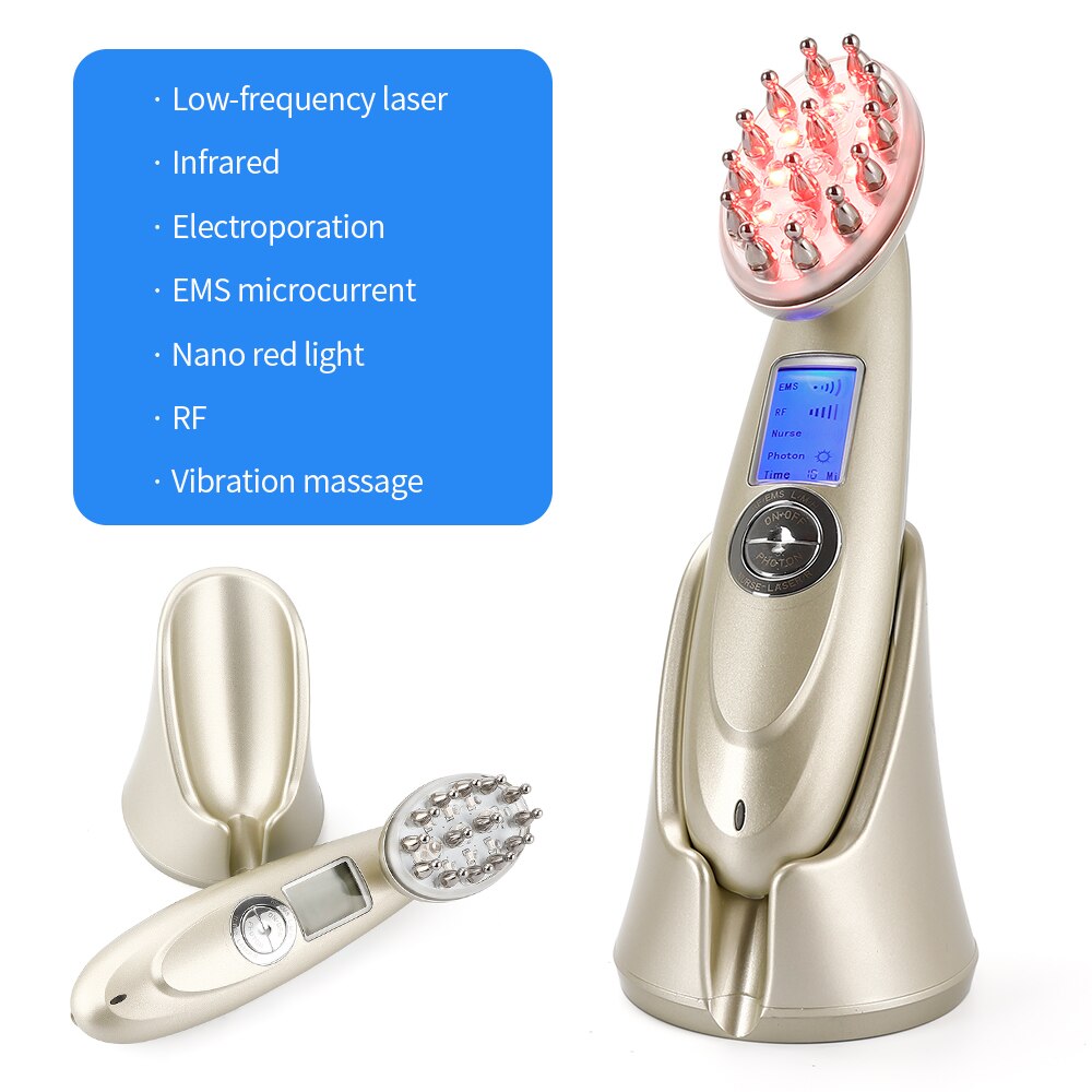 Red Light Therapy for Hair Growth β Laser Comb with Low-Level Laser Light for Effective Hair Loss Treatment, Includes Hair Growth Brush for Enhanced Results