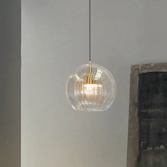 Glass Pendant Light | High-Quality Blown Glass. Unique Shapes & Warm Ambient Light for Kitchen and Dining Room