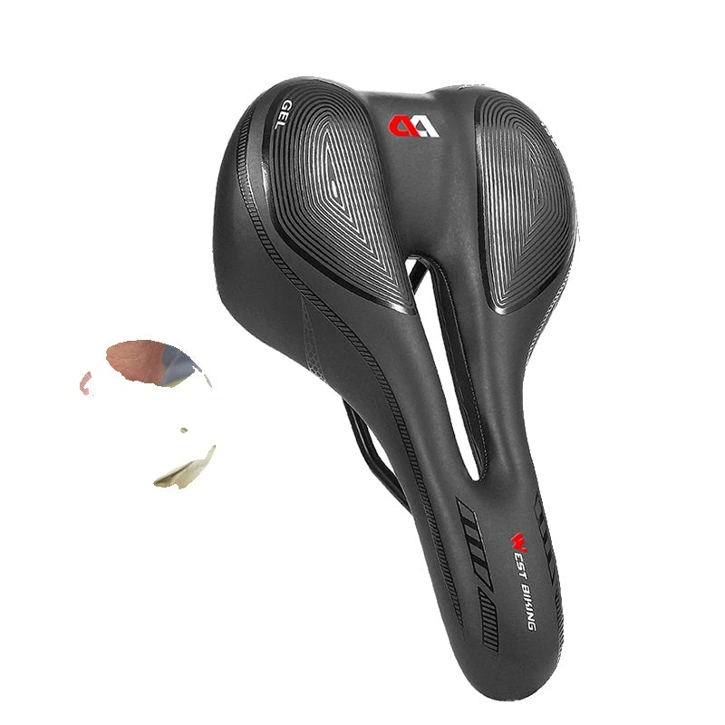 High Elastic Shock Absorbing Bicycle Saddle | Waterproof, Breathable & Comfortable for Mountain and Road Biking