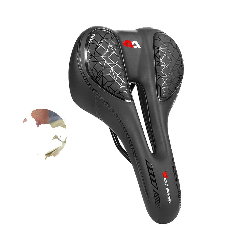 High Elastic Shock Absorbing Bicycle Saddle | Waterproof, Breathable & Comfortable for Mountain and Road Biking