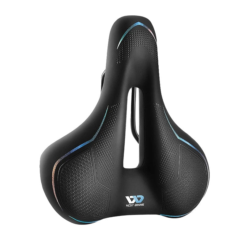 High Elastic Shock Absorbing Bicycle Saddle | Waterproof, Breathable & Comfortable for Mountain and Road Biking