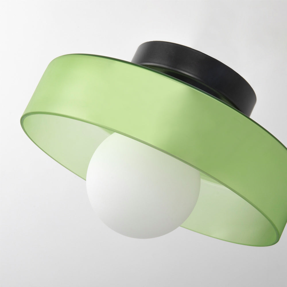 Modern Round LED Ceiling Light Fixture - Energy-Efficient Lighting for Living Room & Kitchen Spaces