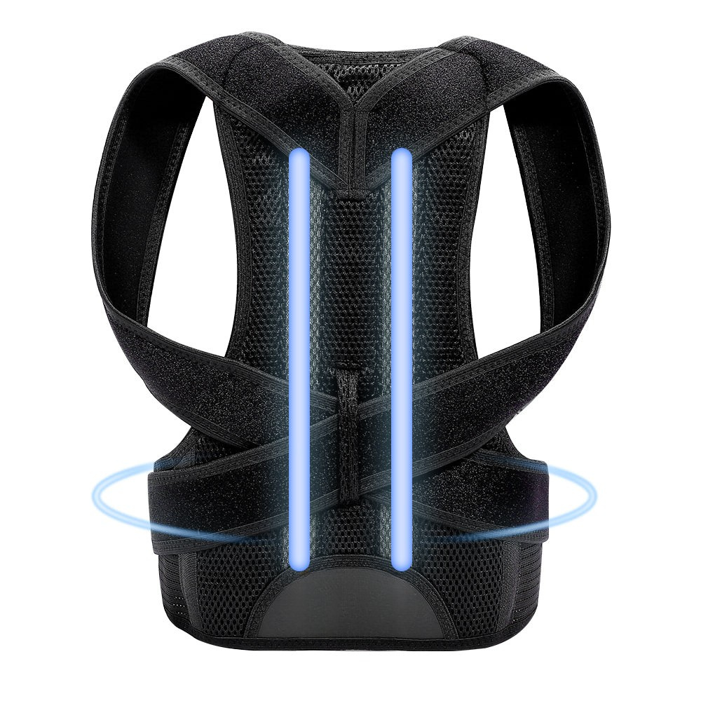 Posture Corrector Back Brace – Adjustable Lumbar Support Belt for Back Pain Relief & Spine Alignment | Unisex UK