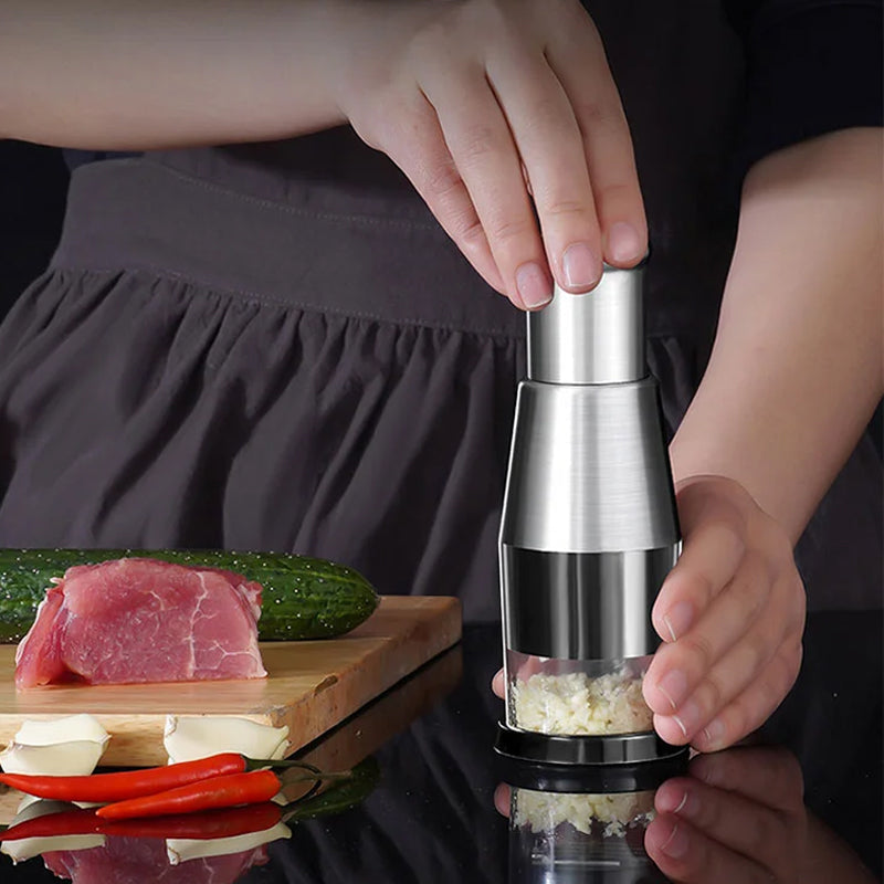 GarlicMaster™ | Efficient Garlic Press for Quick Crushing & Easy Cleanup in Kitchen Cooking