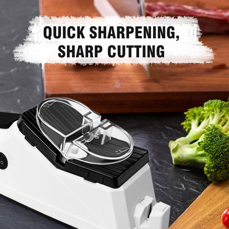 Electric Knife Sharpener for Kitchen - Professional Grade, 2-Stage Sharpening System for All Knife Types