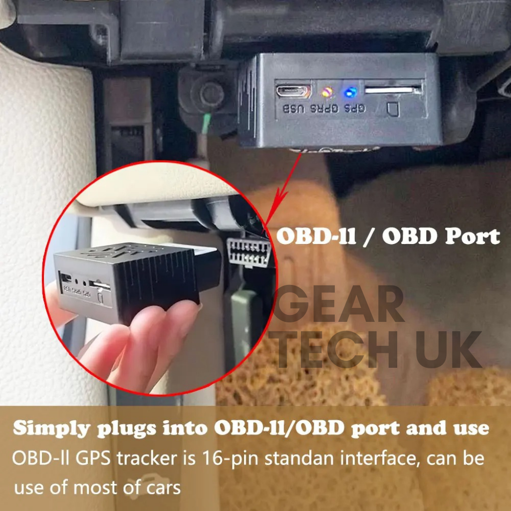 Car Tracker No Subscription UK – OBD2 GPS Car Tracking Device | Plug & Play Real-Time Car GPS Tracker