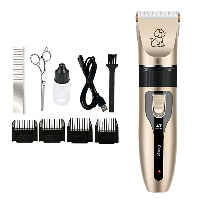 Whisper-Quiet Dog Grooming Clippers | Long-Lasting Battery & Precision Blades for Stress-Free Pet Care