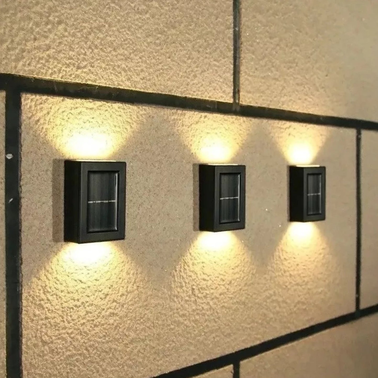 Grantham Solar Powered Up & Down Wall Light - Stylish Outdoor Solar Lighting Solution