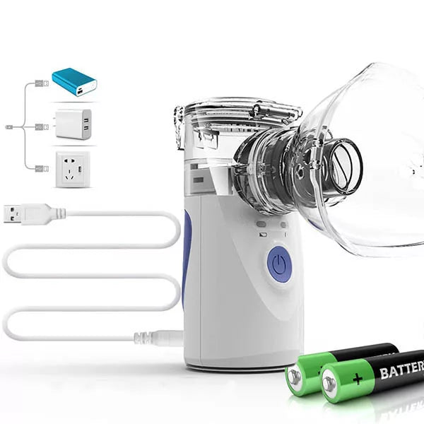 Portable Ultrasonic Nebulizer | Noiseless, Compact & Ideal for Asthma, Colds, and Respiratory Relief