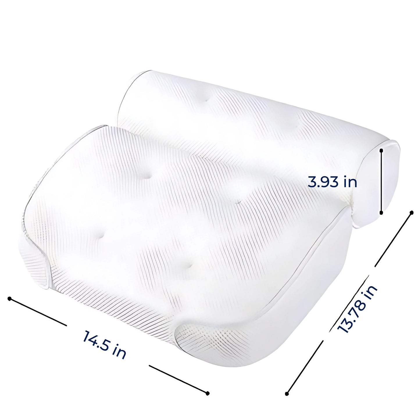 SoakUp Bath Pillows UK – Neck & Head Support Cushion – Non-Slip – Soft & Comfortable – Fits All Bathtubs – Enhances Relaxation