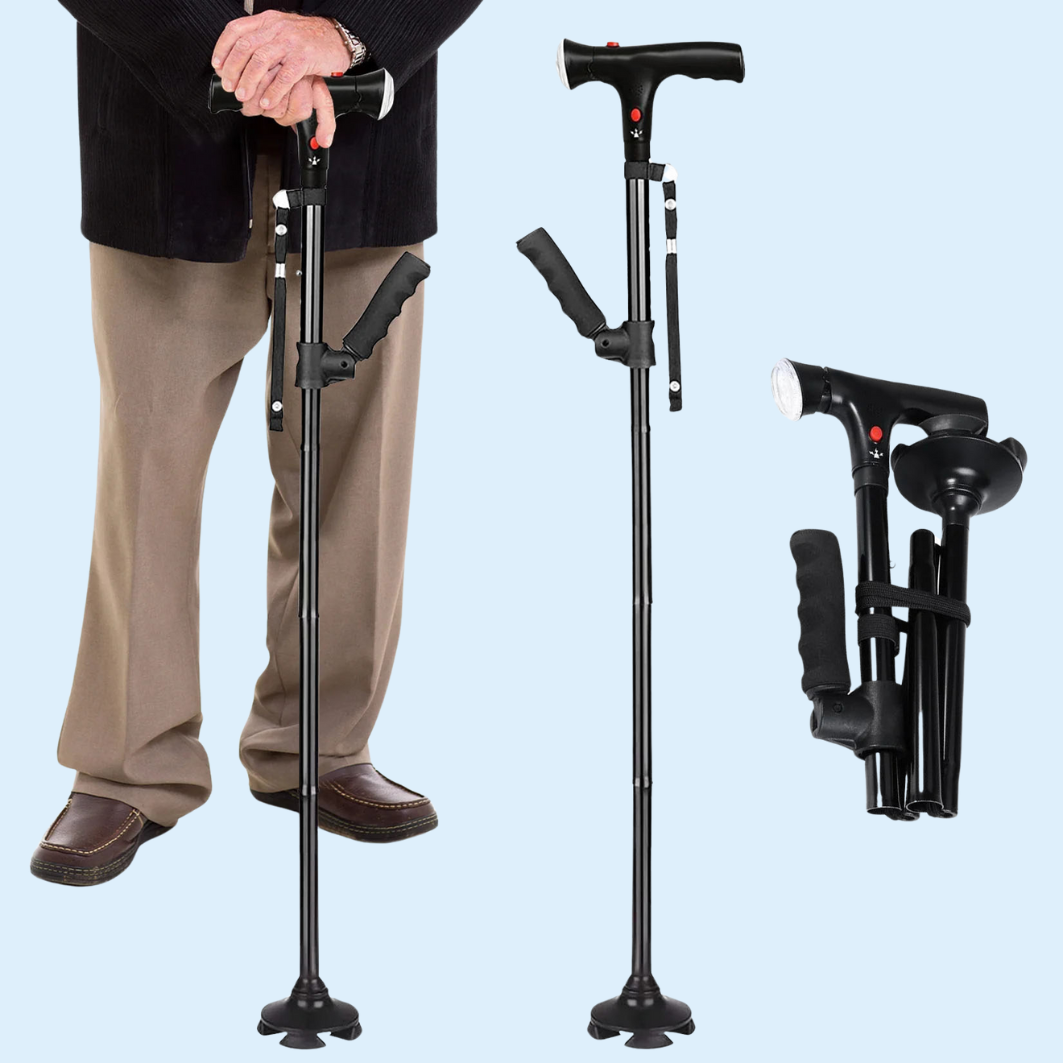 Walking Cane | Ergonomic, Lightweight Design for Seniors & Mobility Support