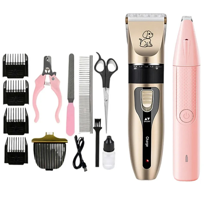 Whisper-Quiet Dog Grooming Clippers | Long-Lasting Battery & Precision Blades for Stress-Free Pet Care