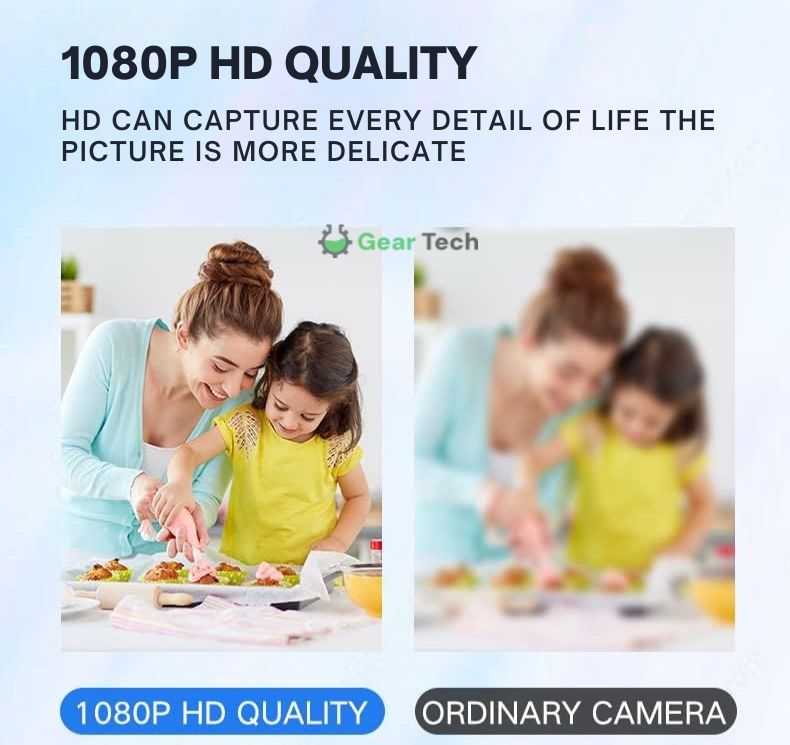 1080P Wireless WiFi Security Camera | Weather-Resistant, App-Controlled & Ideal for Indoor and Outdoor Surveillance | Small Closed Circuit Camera