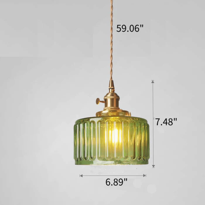 Vintage Crystal Pendant Light Fixture for Dining Room & Living Room Decor