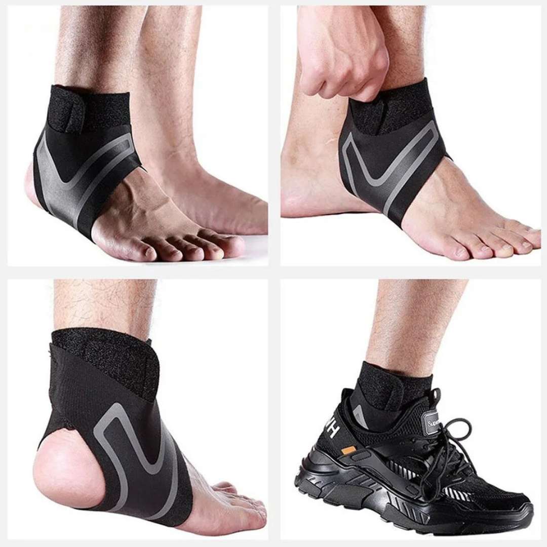 Adjustable Elastic Ankle Brace for Injury Recovery & Daily Support - Comfortable Ankle Stabilizer for Sports & Active Lifestyle