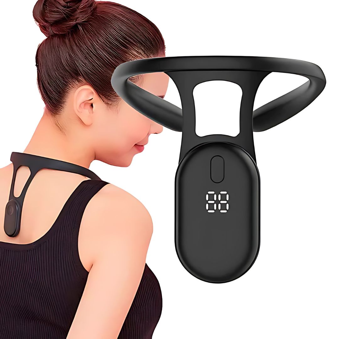 Posture Corrector for Neck and Back | Real-Time Feedback, Lightweight & Breathable for Home, Office & Long Drives