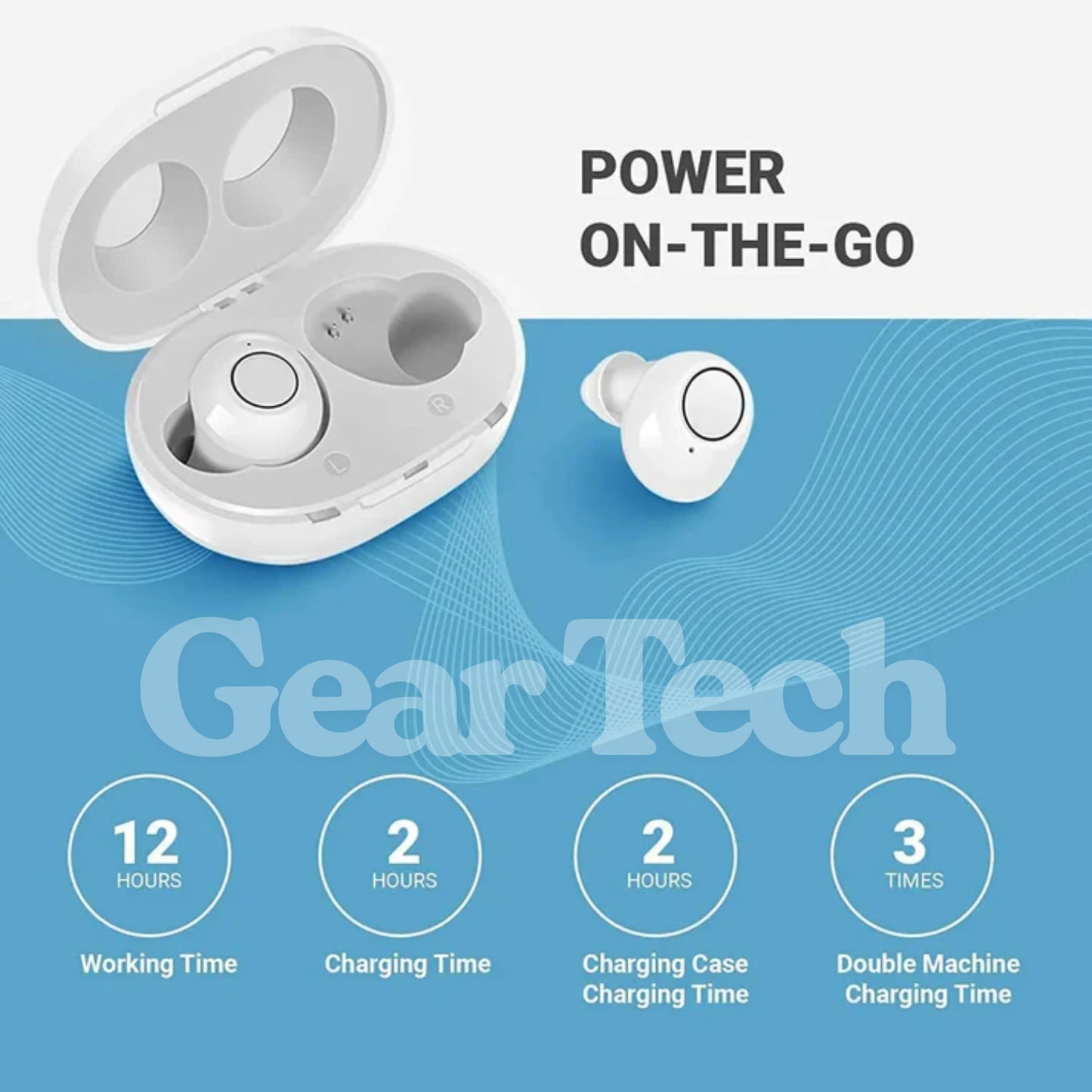 Bluetooth Hearing Aids – Rechargeable In-Ear Digital Hearing Aid with App Control | Discreet, Lightweight & Budget-Friendly for Adults & Seniors