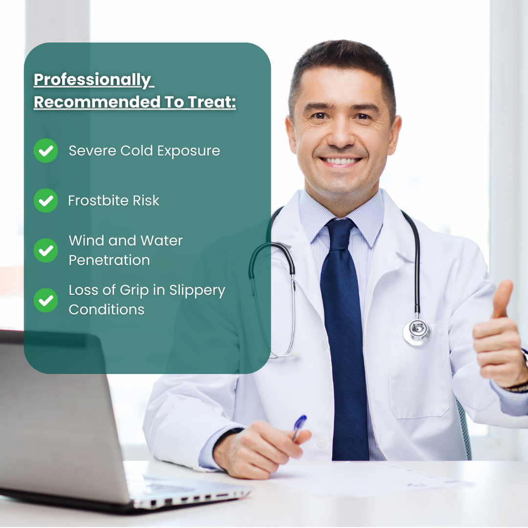 Warm Waterproof Gloves: Thermal Gloves with Touch Screen | Biking, Golf, Raynaud's, and Winter Sports