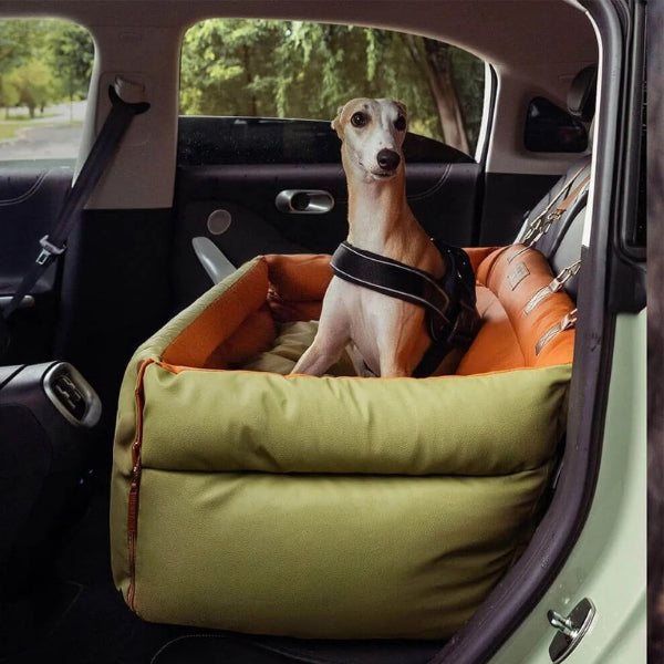 Large Deluxe Car Dog Bed | Back Seat Extender & Car Seat Protection