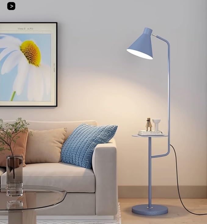 LED Macaron Floor Lamp - Colorful Adjustable Lighting Fixture for Living Room & Bedroom Decor