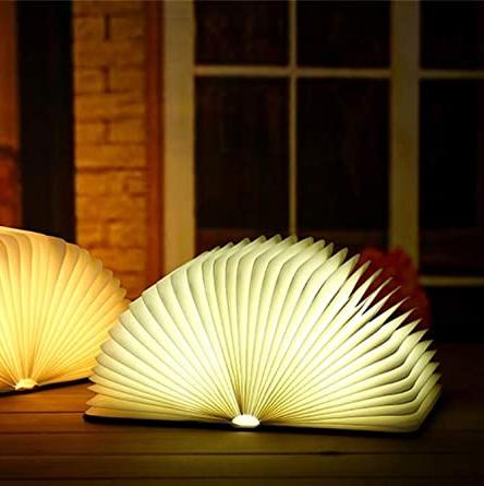 LED Book Lamp - Magical Reading Light for Home Decor & Nightstand Use
