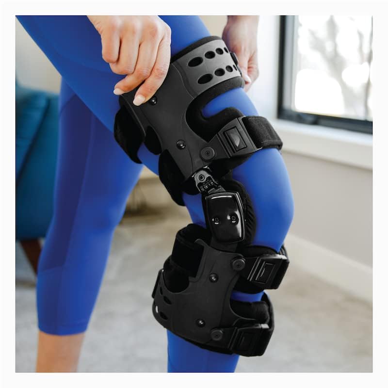 Osteoarthritis Unloader Knee Brace | Medial & Lateral Support for Bone-on-Bone Arthritis Relief, Adjustable Size for Enhanced Comfort