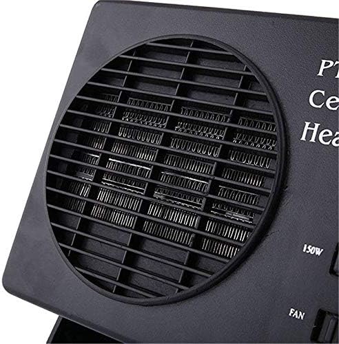 12V Ceramic Car Heater | 150W-300W Portable Fan with Automatic Thermostat for Winter Use in Vehicles