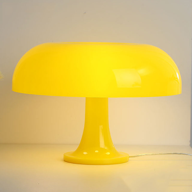 Scandinavian Mushroom Lamp – Unique Orange Table Lamp for Your Room