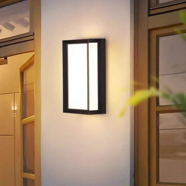Outdoor Wall Light | Waterproof LED Lantern with PIR Motion Sensor | Ideal for Patios, Porches & Walkways