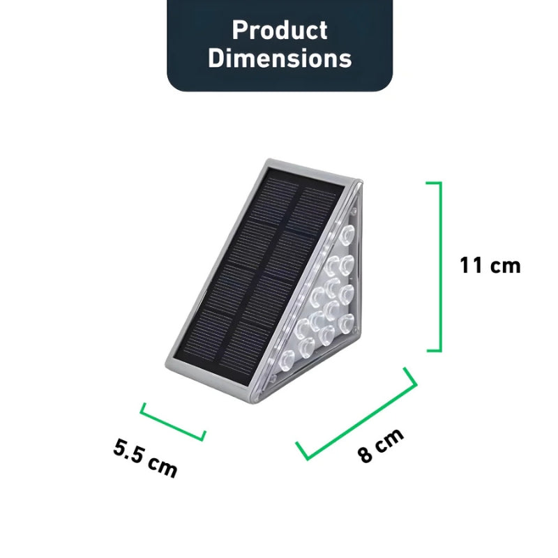 Outdoor Solar Stair Lights | Weatherproof, Automatic & Eco-Friendly Lighting for Safe Outdoor Spaces