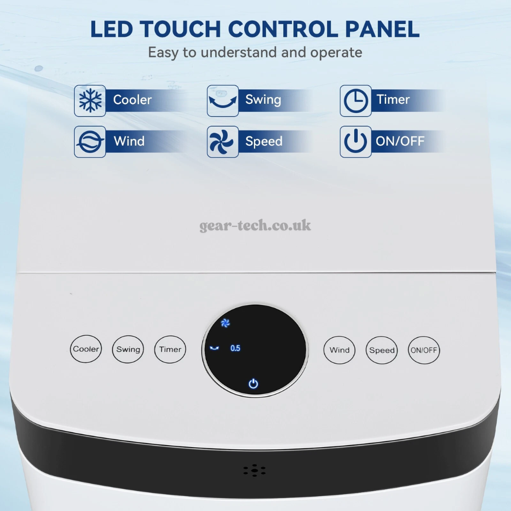 Portable Windowless Air Conditioner with Remote Control - Energy Efficient Cooling for Home, Office, and Small Spaces