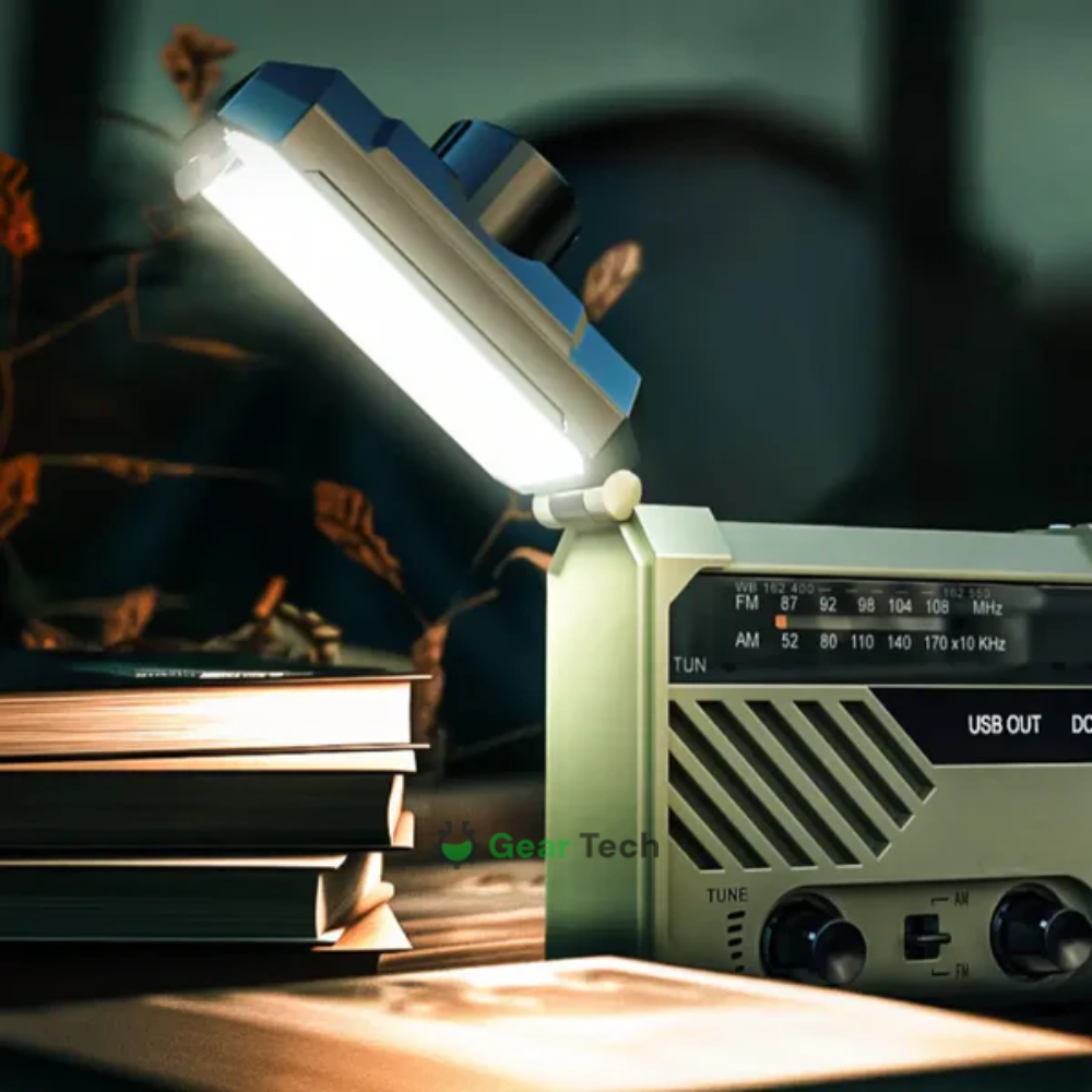Multifunctional Wind Up Radio | Waterproof, Shock-Resistant & Ideal for Emergencies and Outdoor Adventures