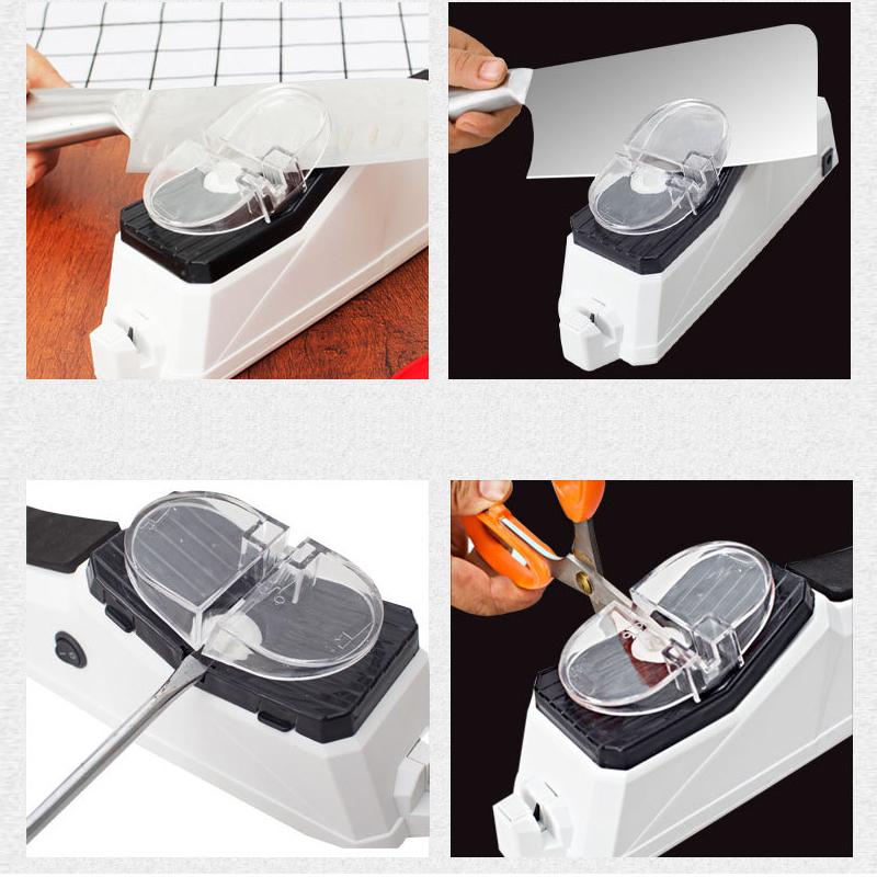 Electric Knife Sharpener for Kitchen - Professional Grade, 2-Stage Sharpening System for All Knife Types